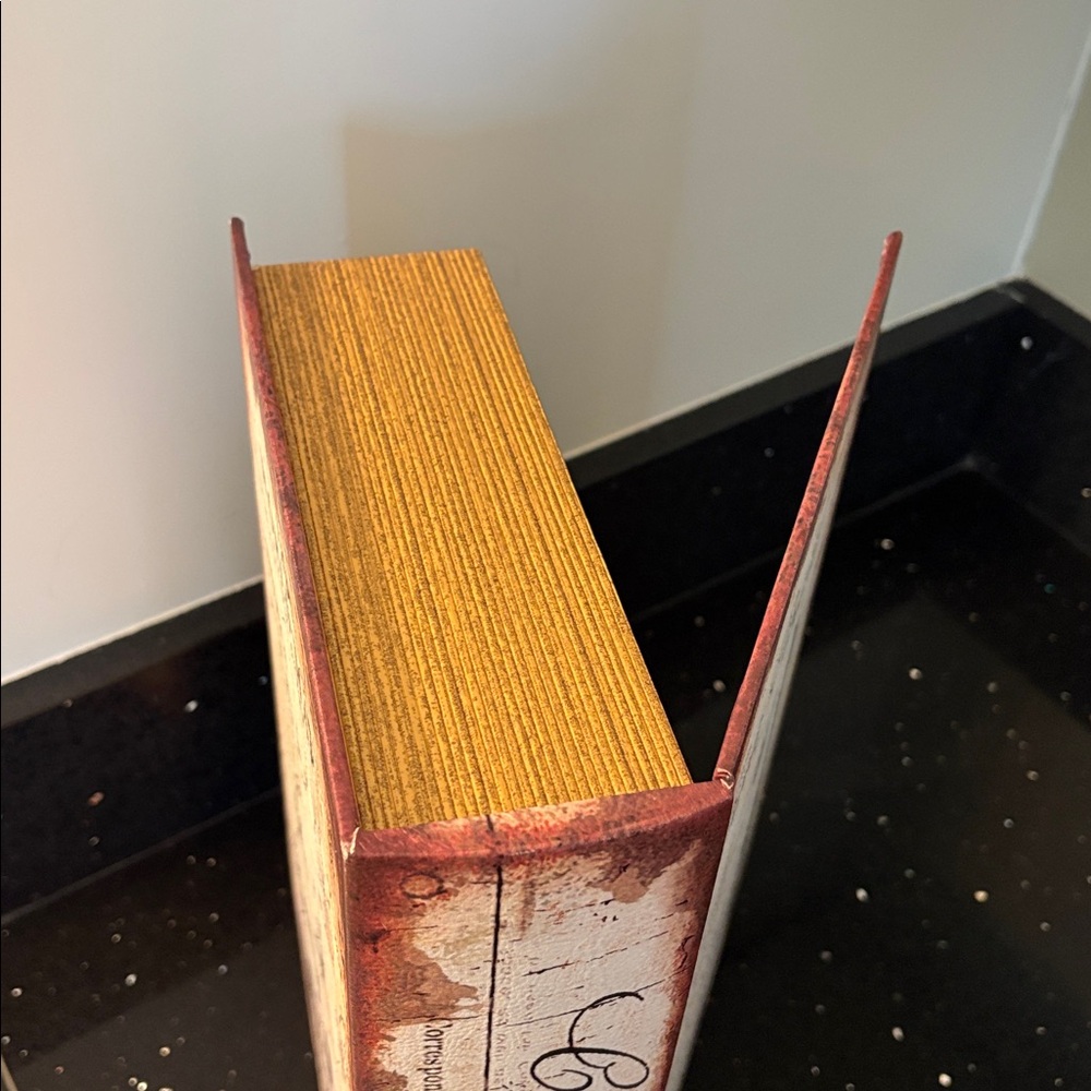 Vintage Inspired Faux Book Storage Riser Paris World Map Shabby Chic Cottagecore - Picture 3 of 13